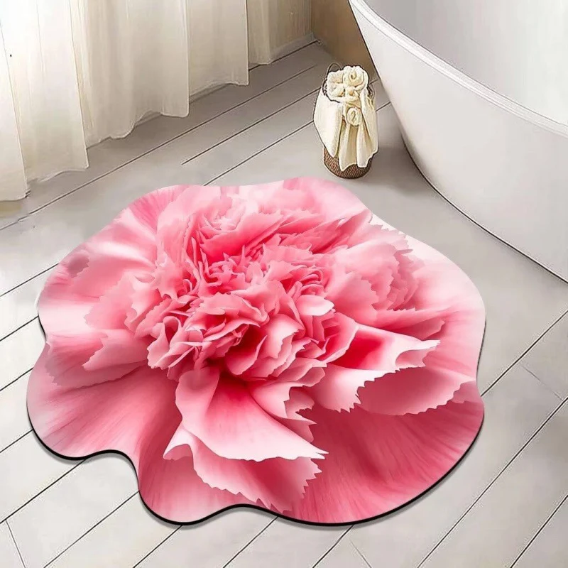 Blumenförmige Badematte