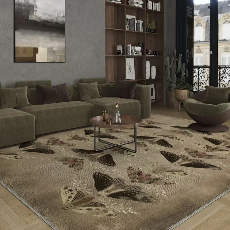 Dekorativer Schmetterlingsmuster-Teppich