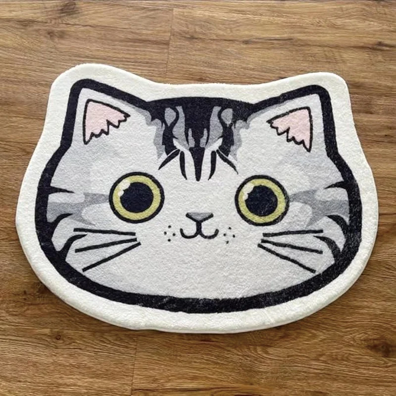 Katzenförmige Badematte