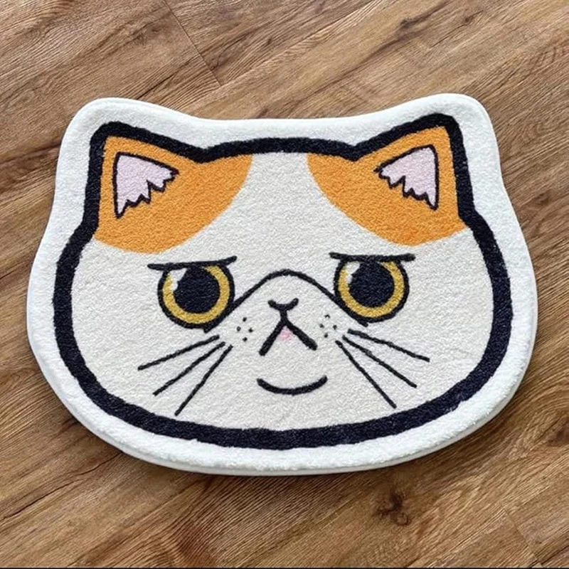 Katzenförmige Badematte