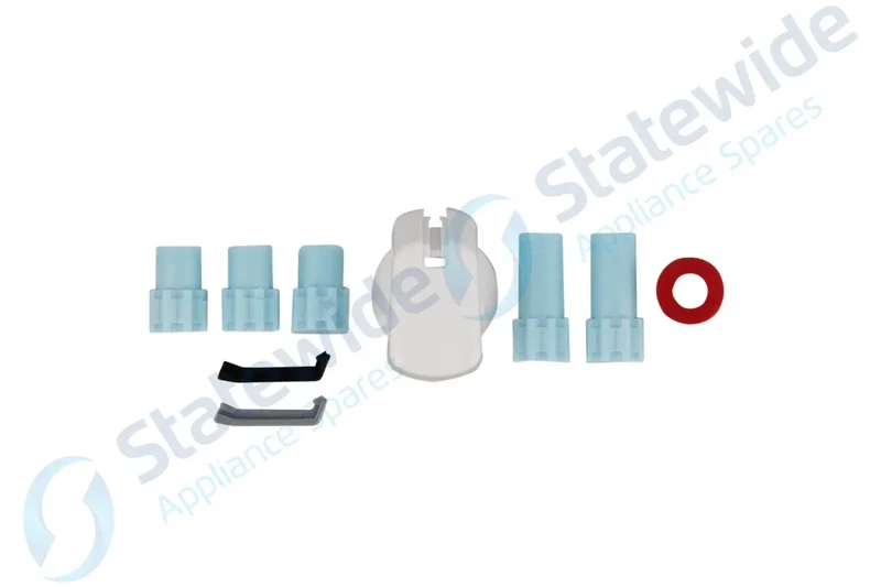 Universal Cooktop Knob White 30mm Skirt (Each)