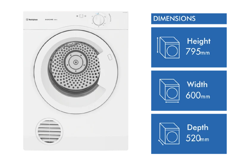 Westinghouse 4.5kg Vented Dryer
