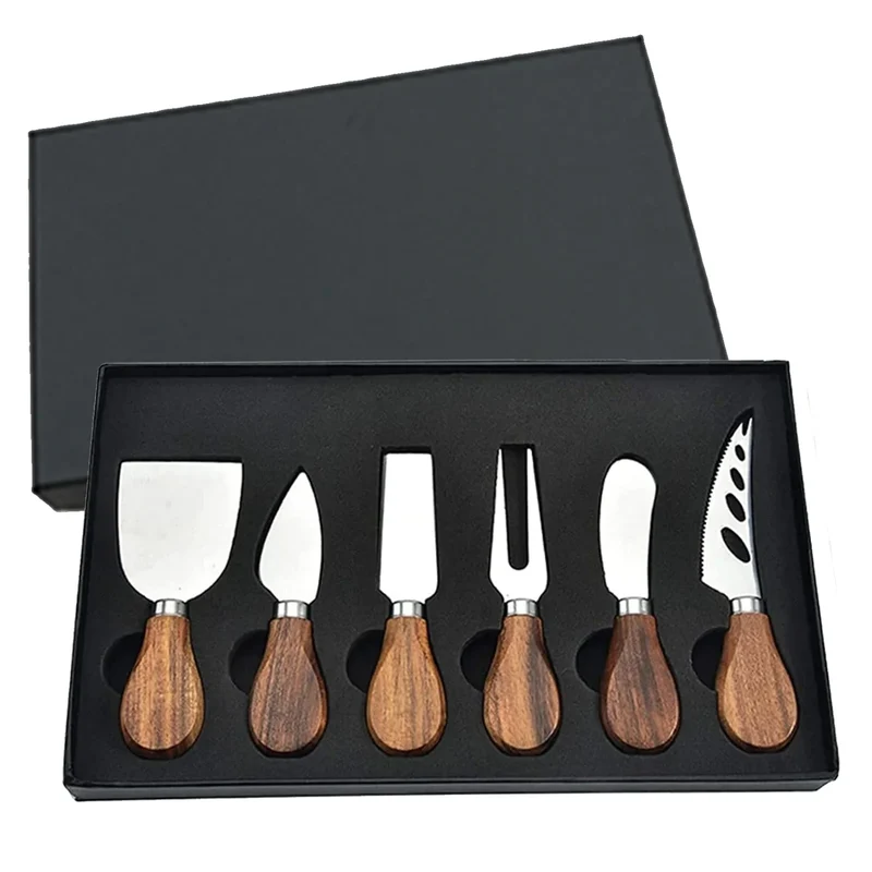 6pcs Edelstahl Käsemesser für Platten und Besteck | Karnz