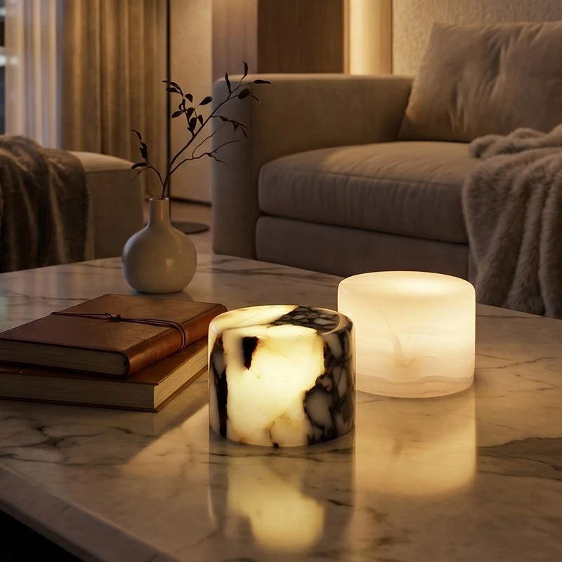 Moderne Alabaster Akzentlampe