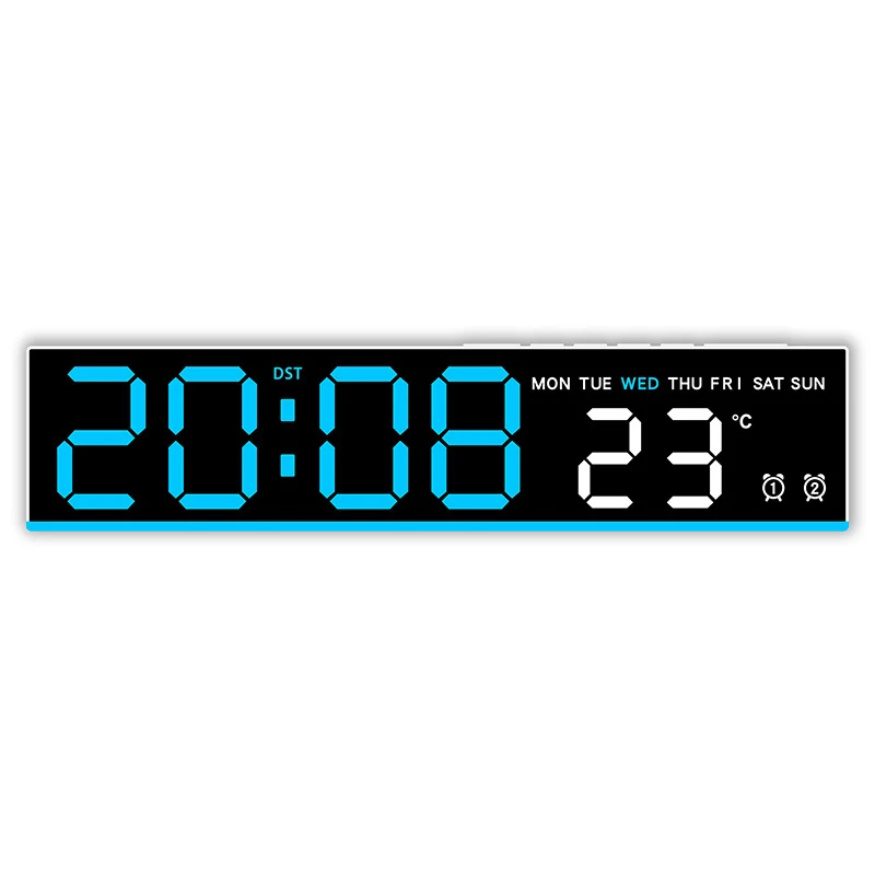 Digitaler Wecker mit großem LED-Display und Temperaturanzeige Karnz