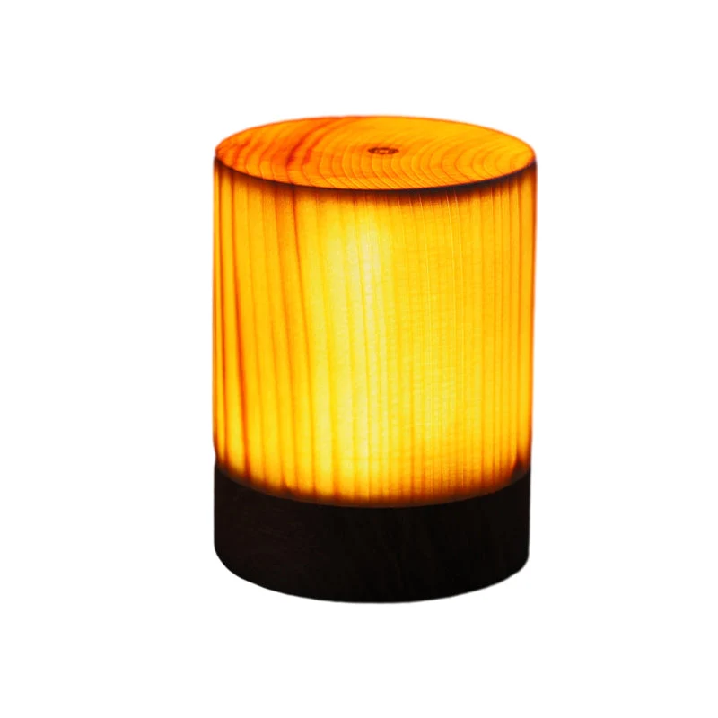 Kabellose LED-Tischlampe mit Akku und Touch-Bedienung – Warmes Holzdesign für gemütliches Ambiente | Karnz