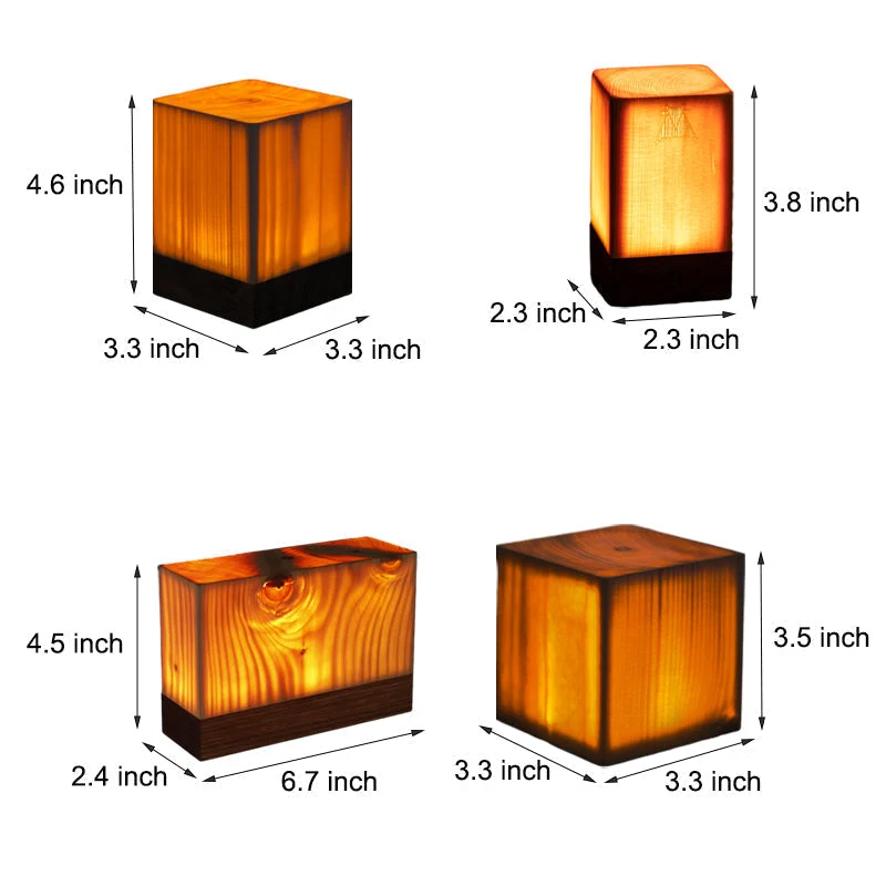 Kabellose LED-Tischlampe mit Akku und Touch-Bedienung – Warmes Holzdesign für gemütliches Ambiente | Karnz