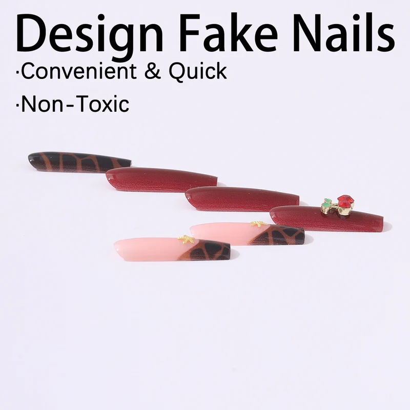 Kreatives Kunstnagelset mit Leoparden- und Weihnachtsmotiven Karnz