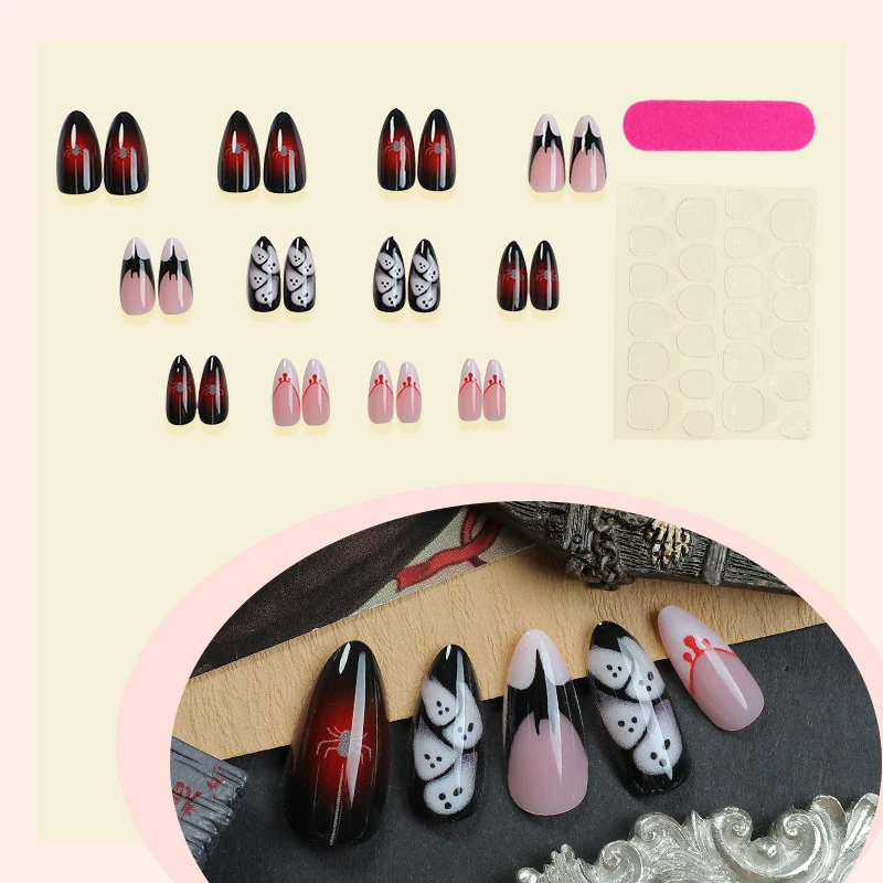 Kreatives Halloween Kunstnagelset Karnz