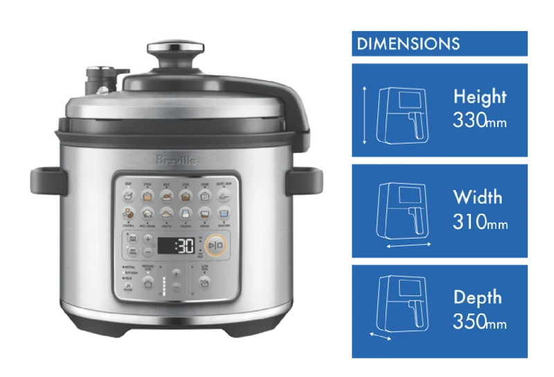 Breville The Fast Slow Go Pressure Cooker
