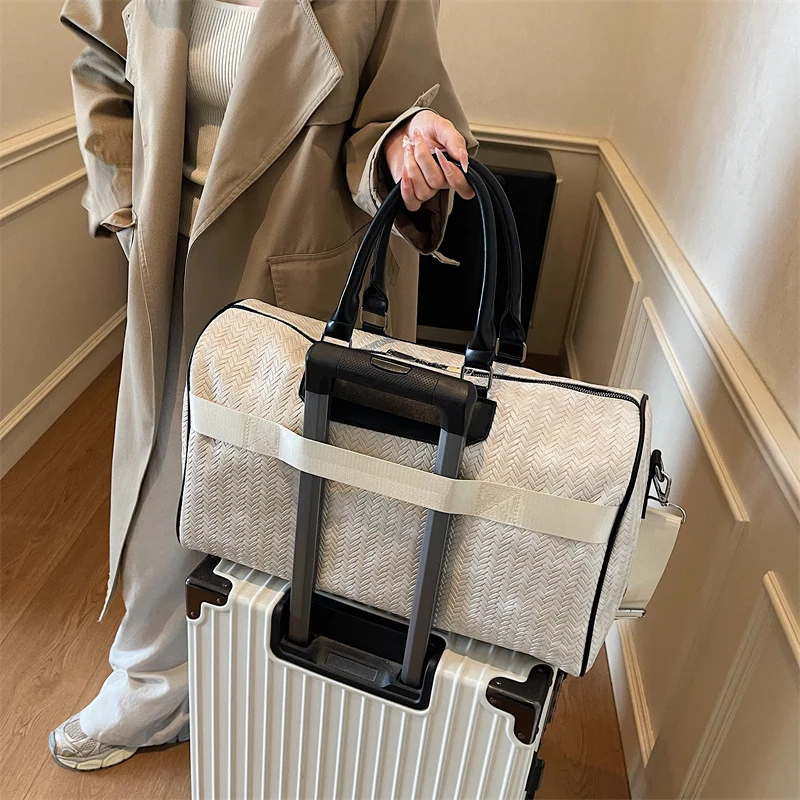 Multi-Funktionale Gewebte Reise Duffle Bag Karnz