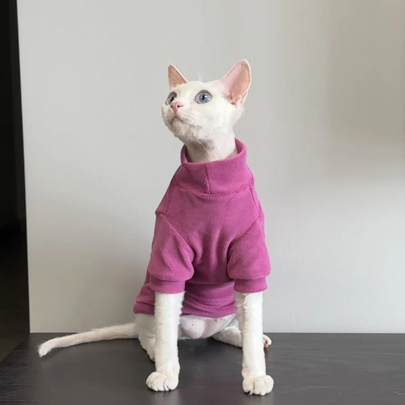 Hundemantel aus Sweatshirt-Stoff mit Taschen