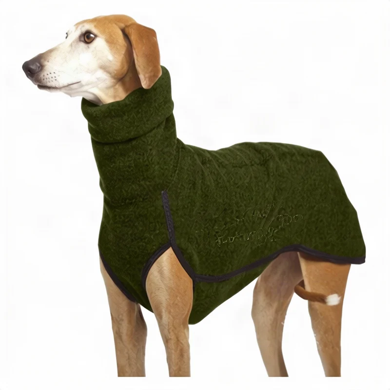 Hundemantel aus Sweatshirt-Stoff mit Taschen