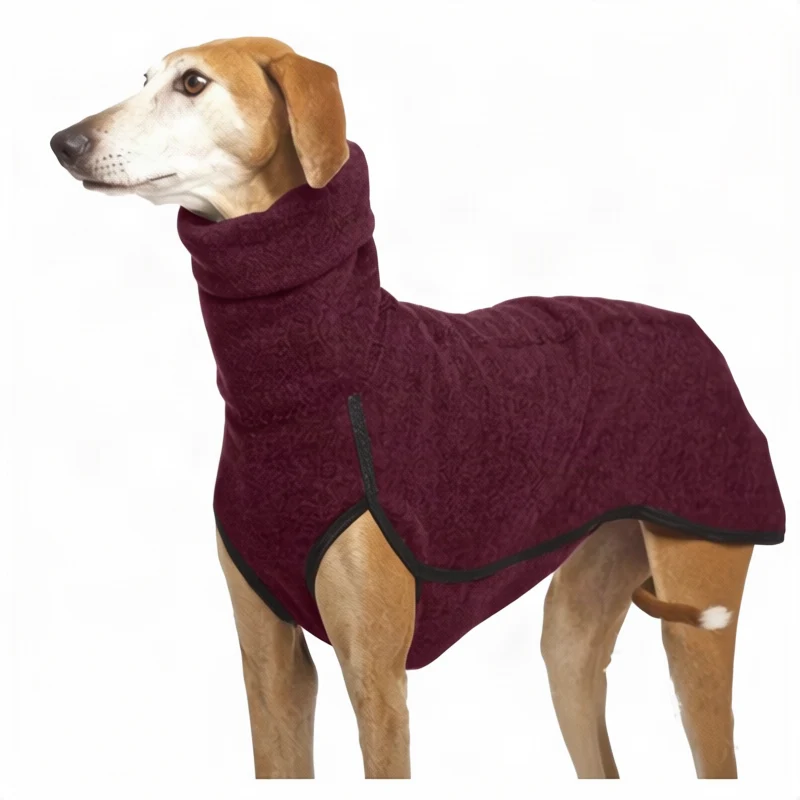 Hundemantel aus Sweatshirt-Stoff mit Taschen