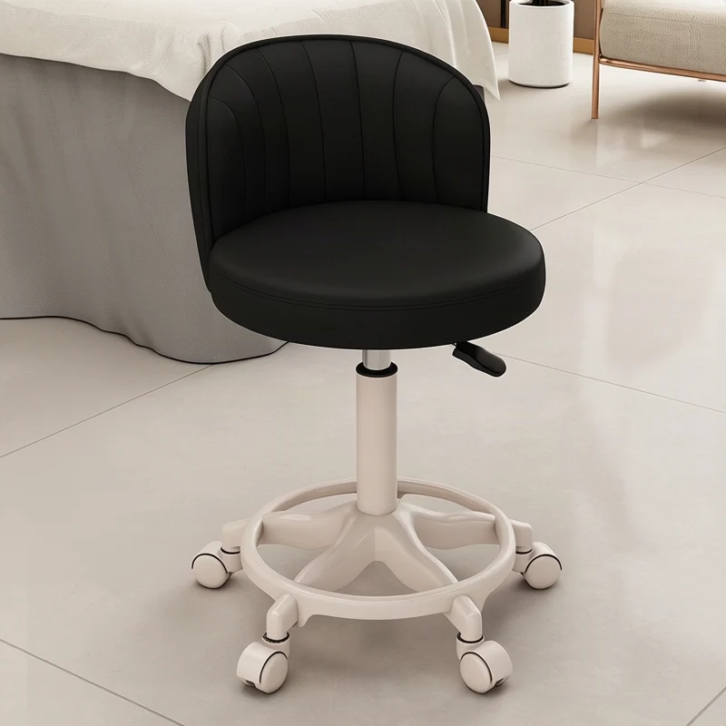 Barhocker mit Schale und hoher Rückenlehne