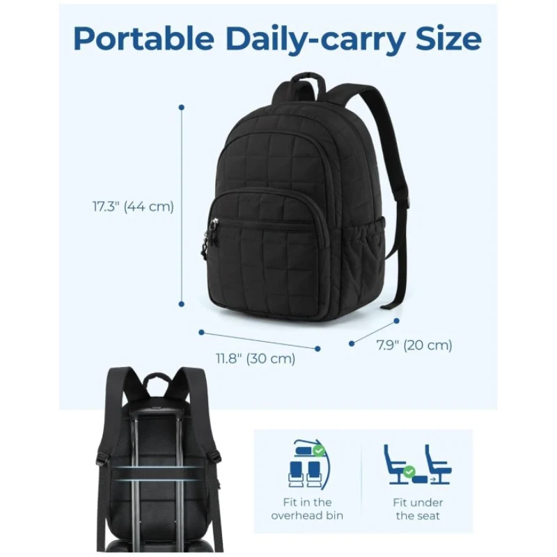 Gepolsterter Mehrfachfächer-Rucksack Karnz