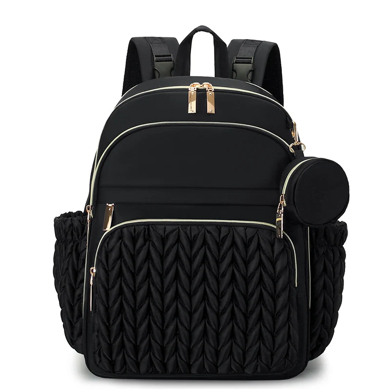 Chic Mehrfachfach-Rucksack mit stilvollem geflochtenem Design Karnz