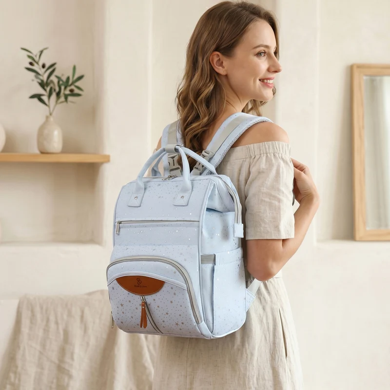 Stylische Multi-Taschen Wickelrucksack Karnz