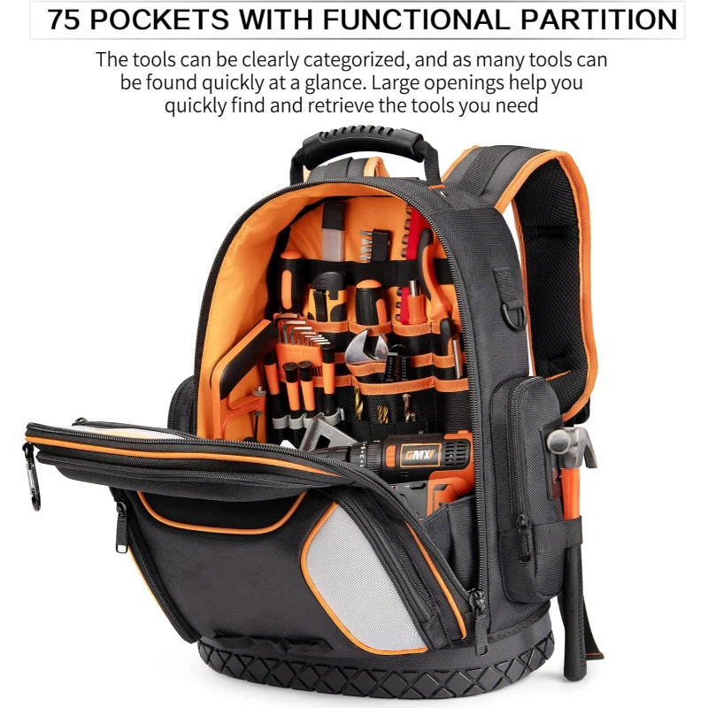 Multi-Funktionswerkzeug-Rucksack mit integriertem Organizer Karnz