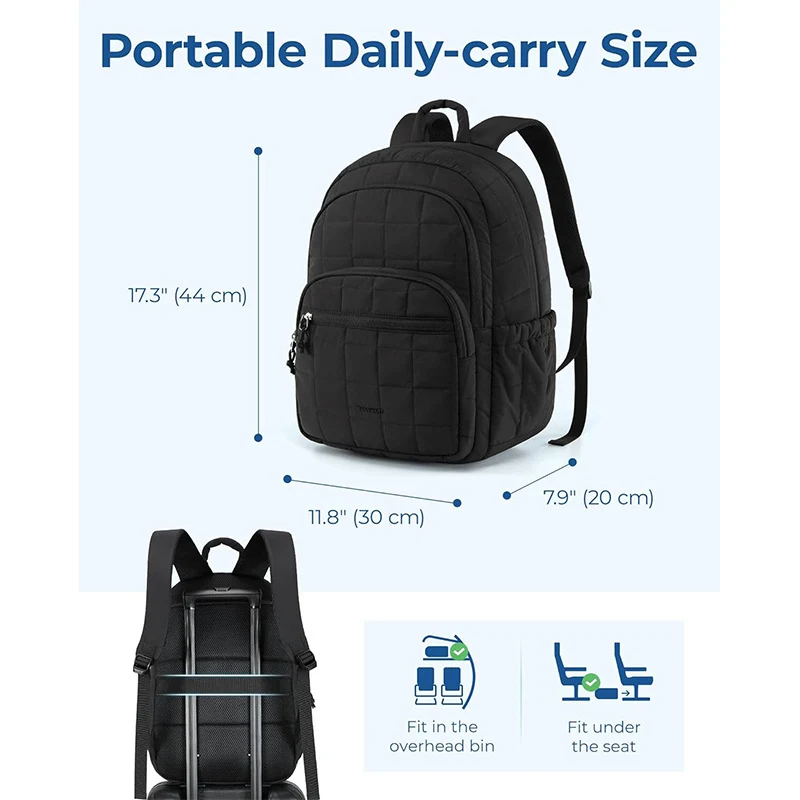 Multifunktionaler gesteppter Reiserrucksack Karnz