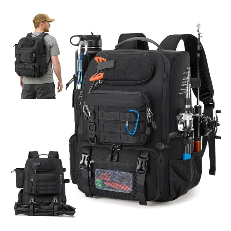 Multi-Funktionaler Outdoor Angelrucksack Karnz