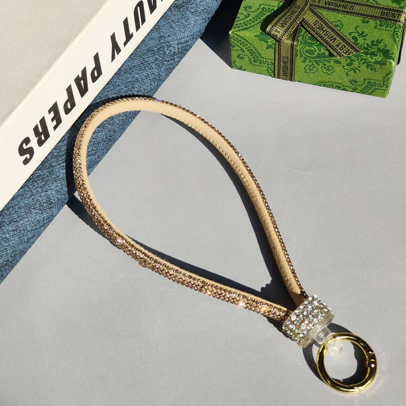 Glitzernder Strass-Handy-Lanyard Karnz