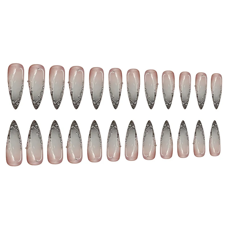 Trendy scharfeckige Nagelverstärkungen Karnz