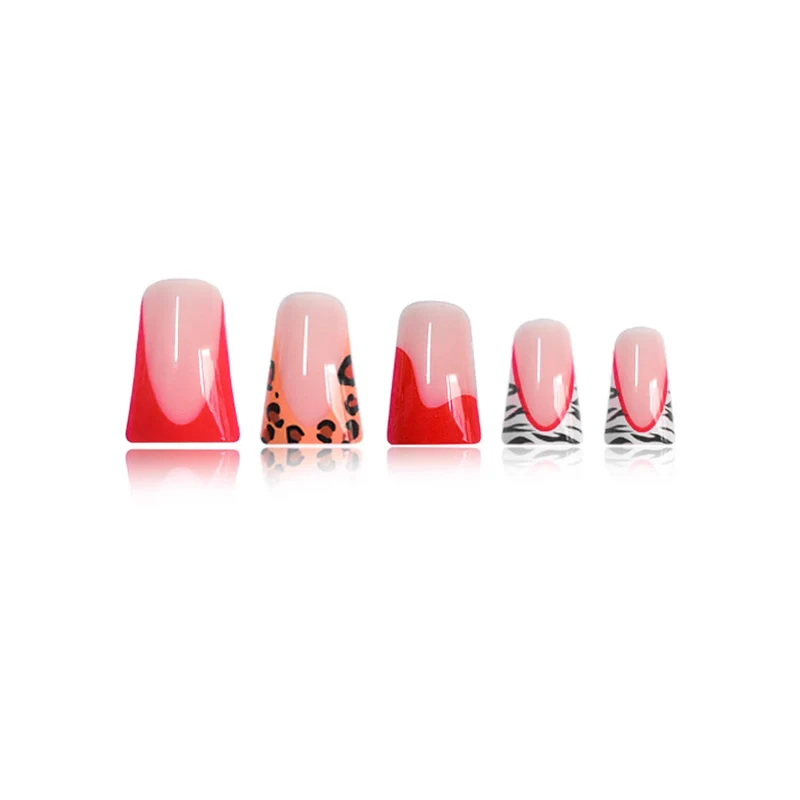 Trendy Künstlerisches Acryl Nageldesign Karnz