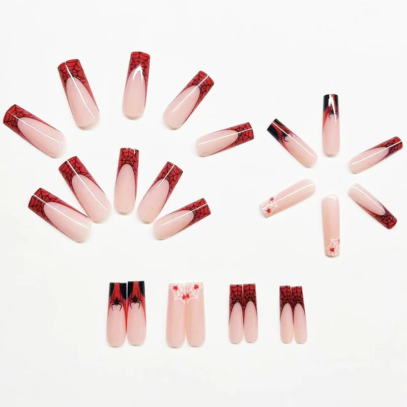 Themen-Spinnennetz-Nagelkunst-Verlängerungen Karnz