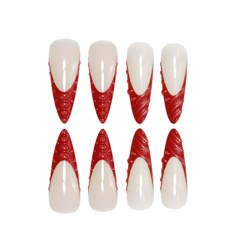 Skulptierte Stiletto-Nagelverlängerungen Karnz