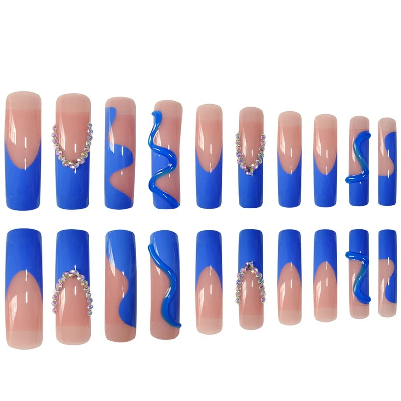 Skulptiertes Acryl-Nageldesign Karnz