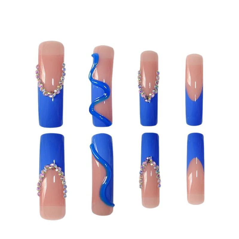 Skulptiertes Acryl-Nageldesign Karnz