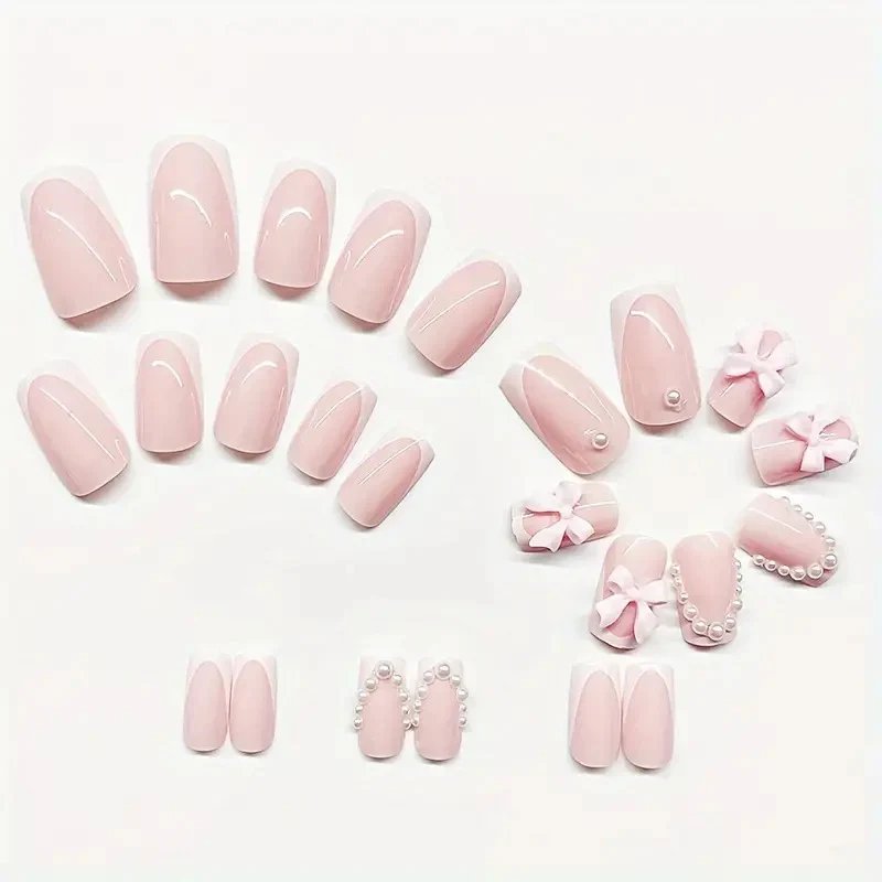 Blumenverziertes Acryl-Nagelkunst-Set Karnz