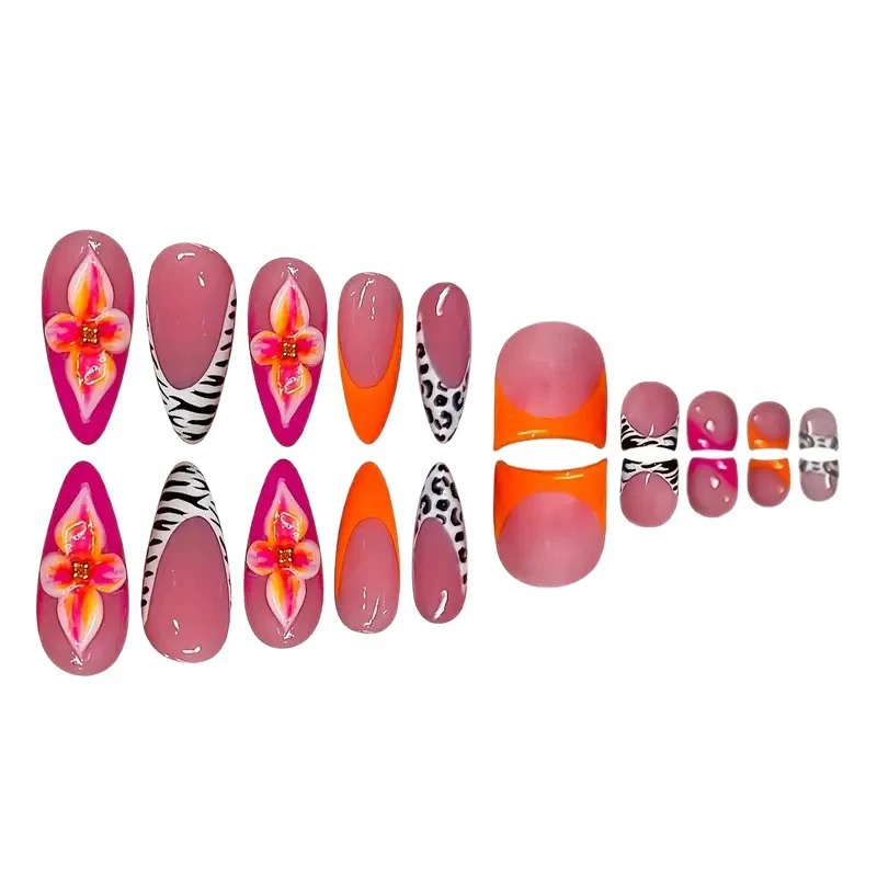 Floral Künstlerisches Nageldesign Karnz