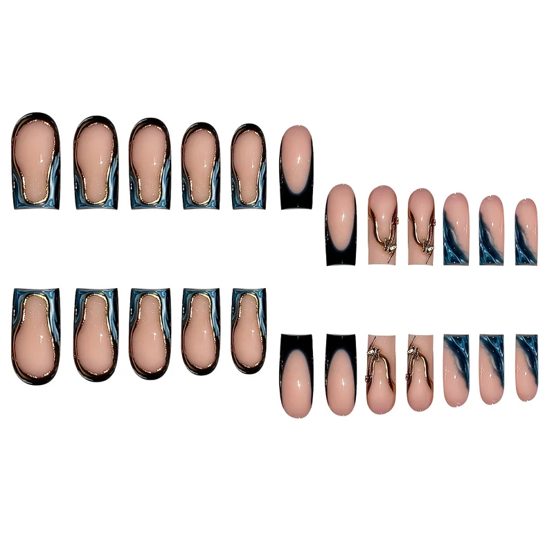 Elegante Skulptierte Nagelkunstverlängerungen Karnz