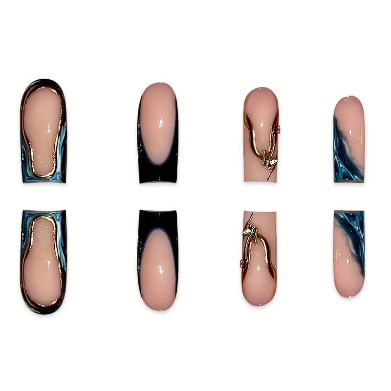 Elegante Skulptierte Nagelkunstverlängerungen Karnz