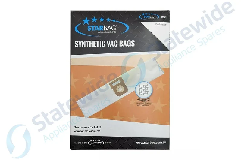 STARBAG VBUT(BUTLER PRO) SYNTHETIC Vacuum BAGS (5 Pack)-Genuine