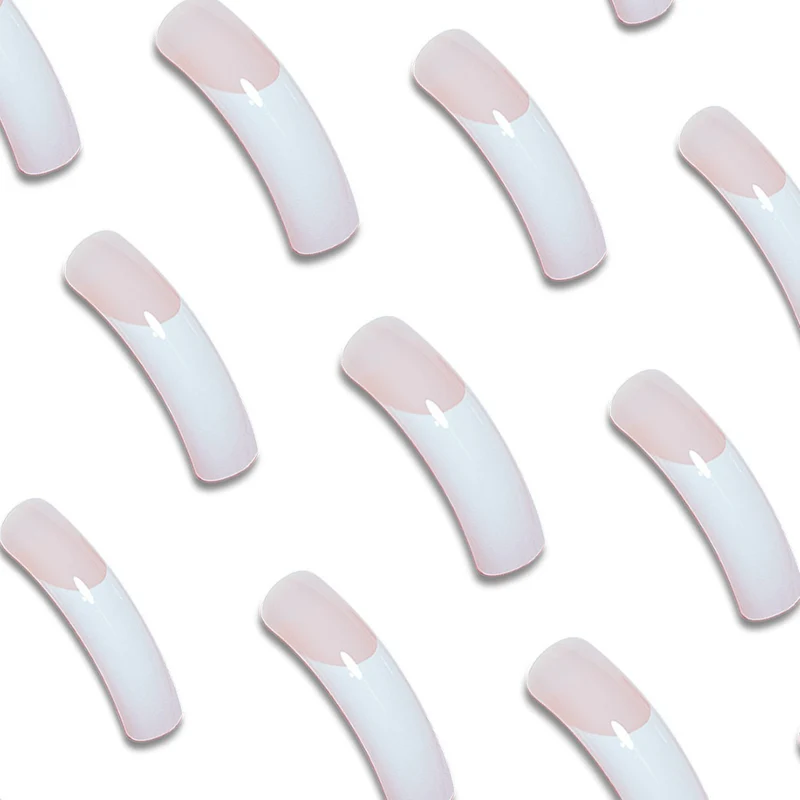 Elegante französische Tipp-Acrylnagelverlängerungen Karnz