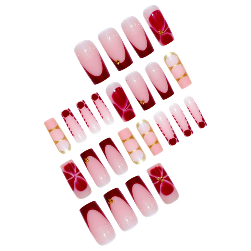 Elegante dekorative Gel-Nagelverstärkungen Karnz
