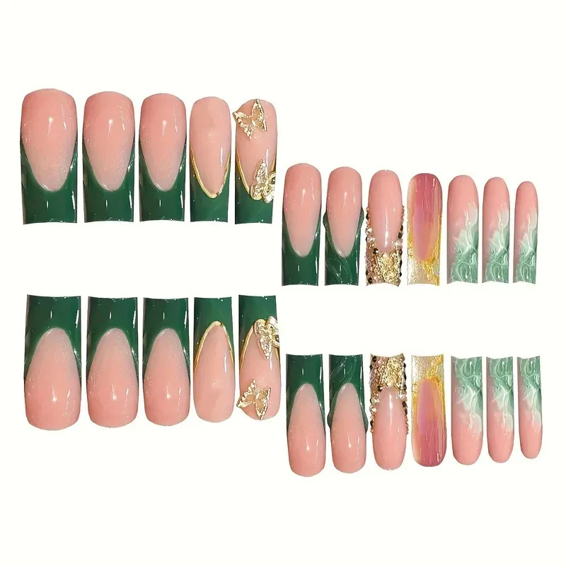 Aufwendige Acryl-Nailart-Verstärkungen Karnz