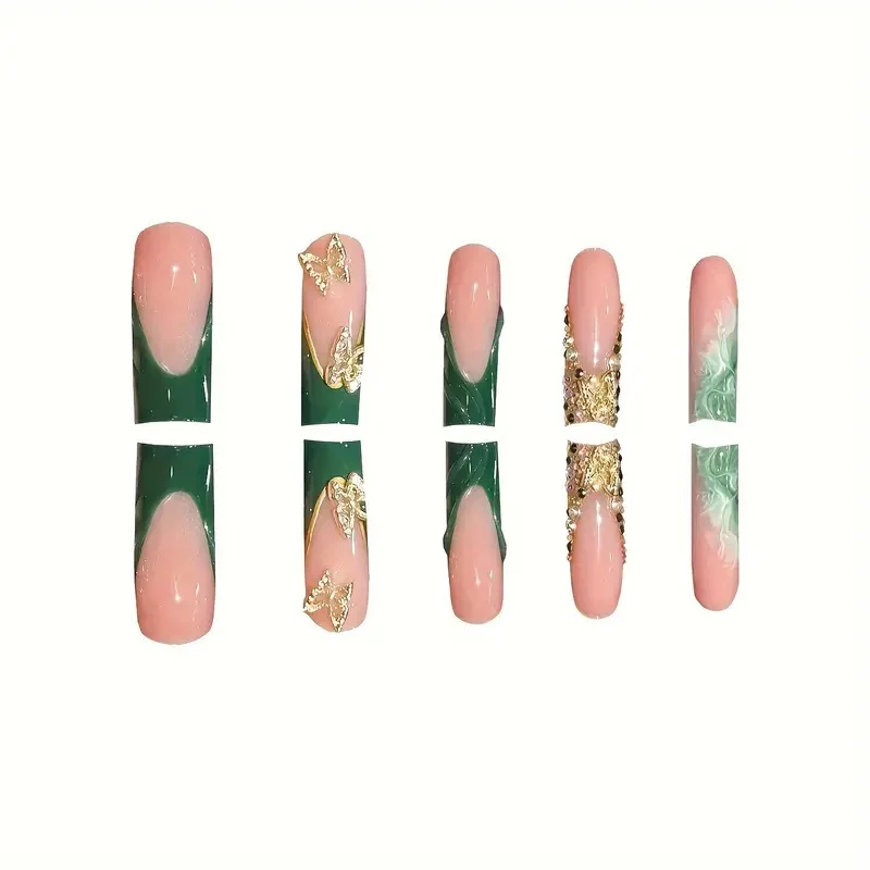 Aufwendige Acryl-Nailart-Verstärkungen Karnz