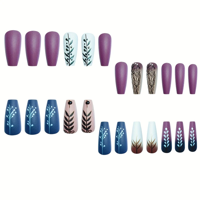 Detailliertes Botanisches Nagelkunstset Karnz