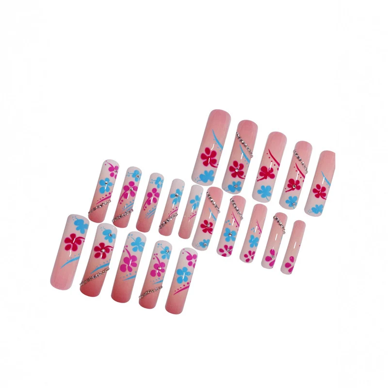 Dekorative florale Press-On-Nagelverzierung Karnz 1789447242