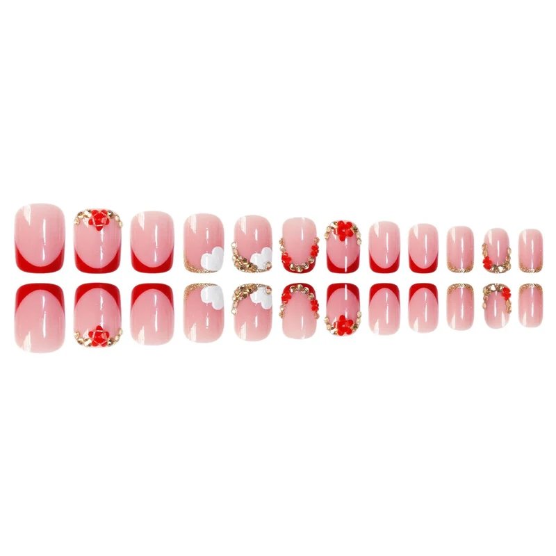 Dekorative florale Nagelverbesserungen Karnz