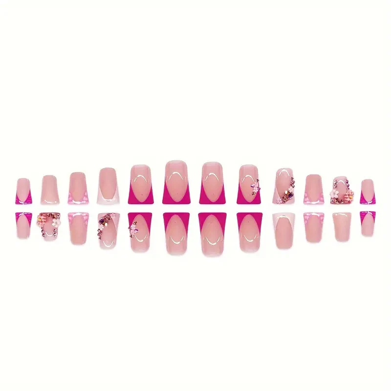 Dekorative florale Acryl-Nagelkunstverlängerungen Karnz