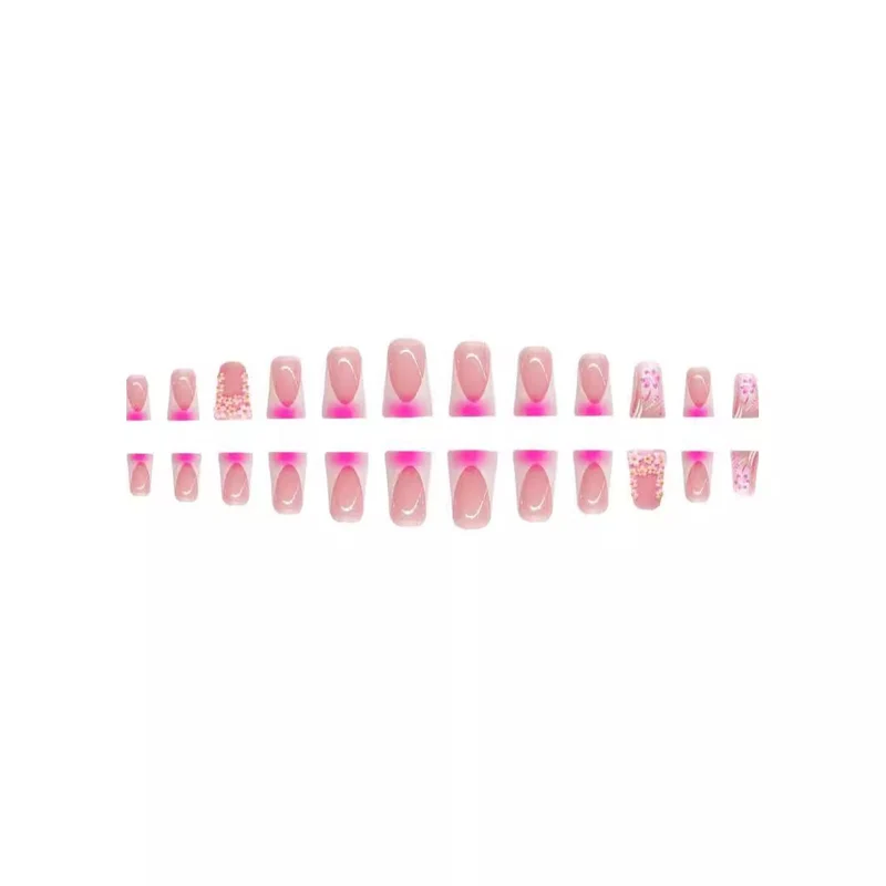 Dekorative 3D florale Nagelverzierungen Karnz
