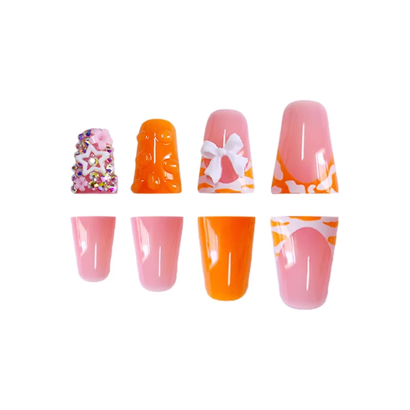 Kreative Thematische Press-On Nagelkunst Karnz