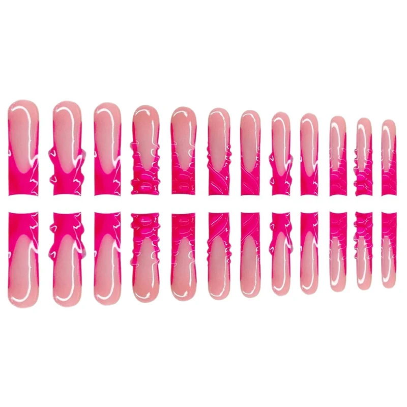 Kreative Lange Acryl Nagelverlängerungen Karnz