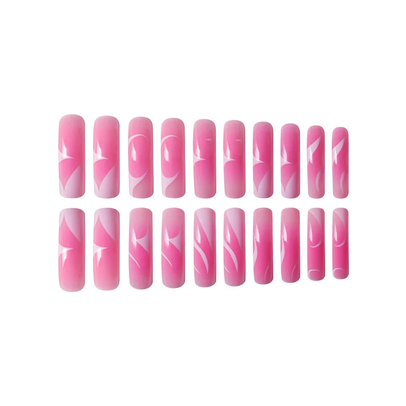 Künstlerisches Ombre Nagelset Karnz