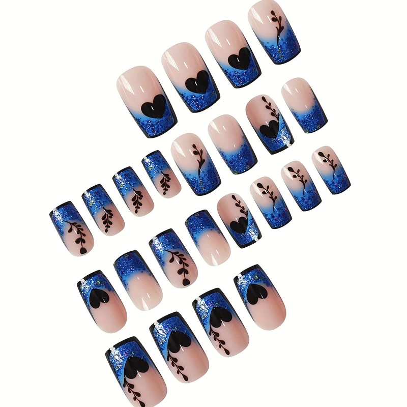 Künstlerische Farbverlauf Nagelkunst Karnz